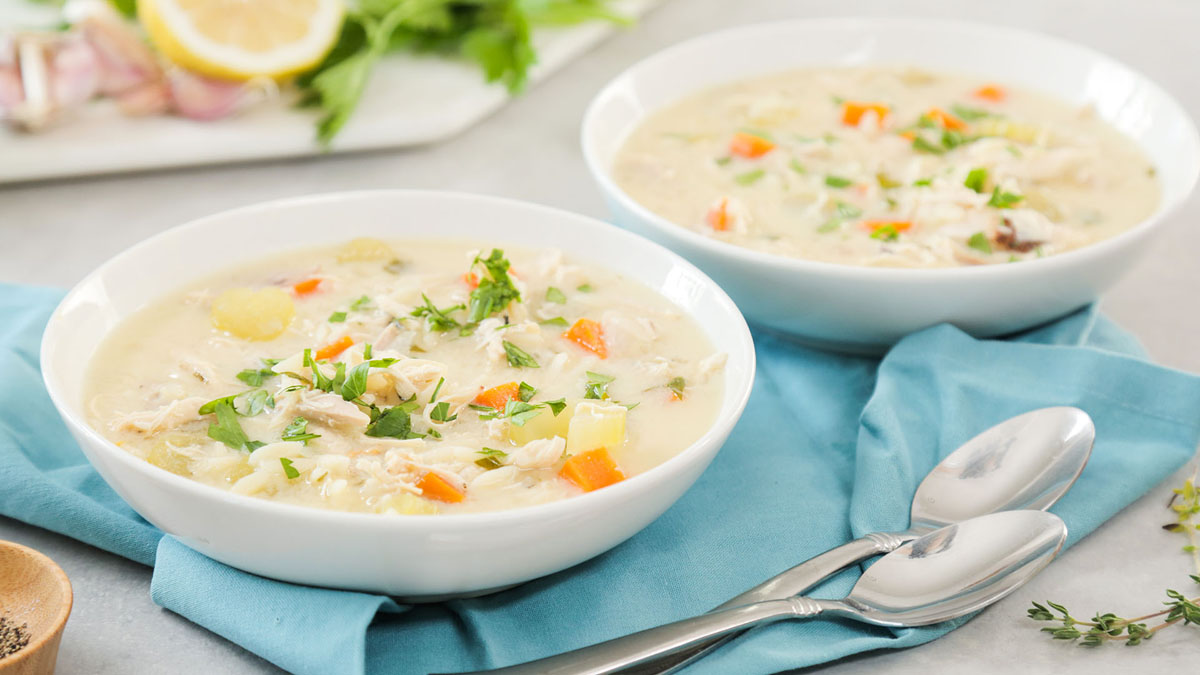 Greek Lemon Chicken Soup