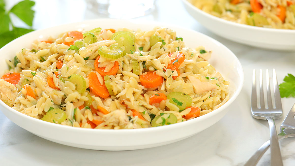 Hearty Chicken Orzo