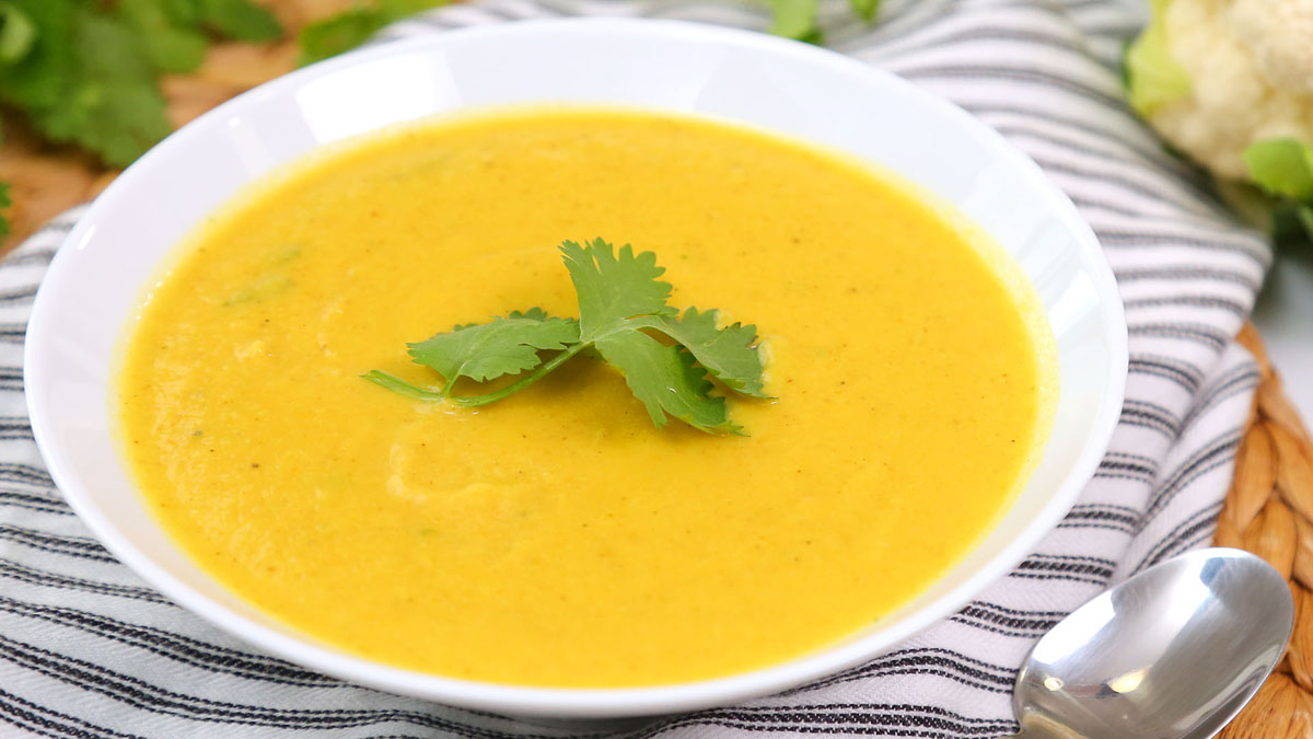 Curried Cauliflower Soup